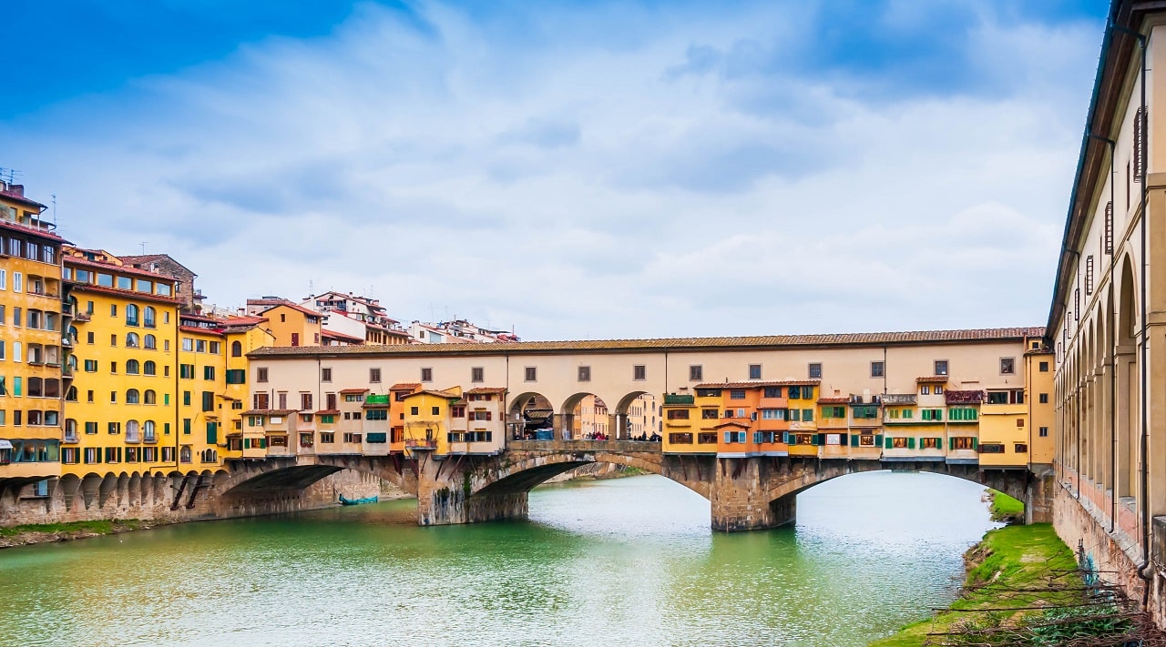 Ponte,Vecchio,On,The,Arno,River,In,Florence,,Tuscany,In