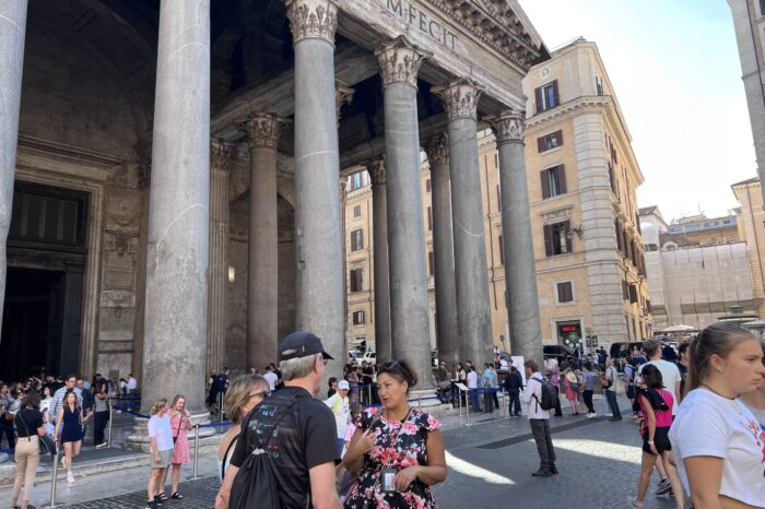 Rome evening stroll