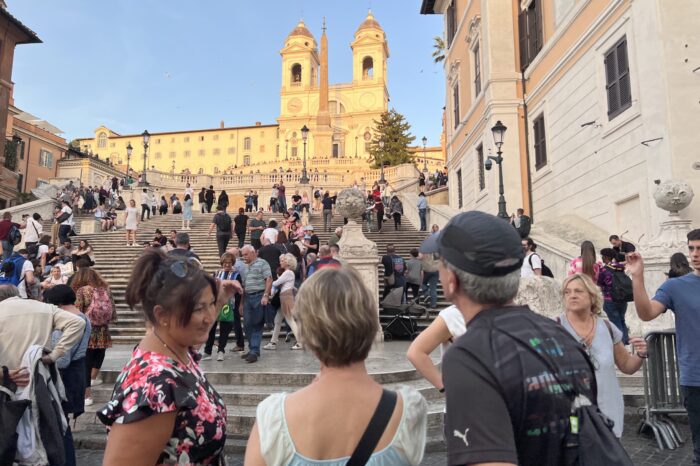 Rome evening stroll