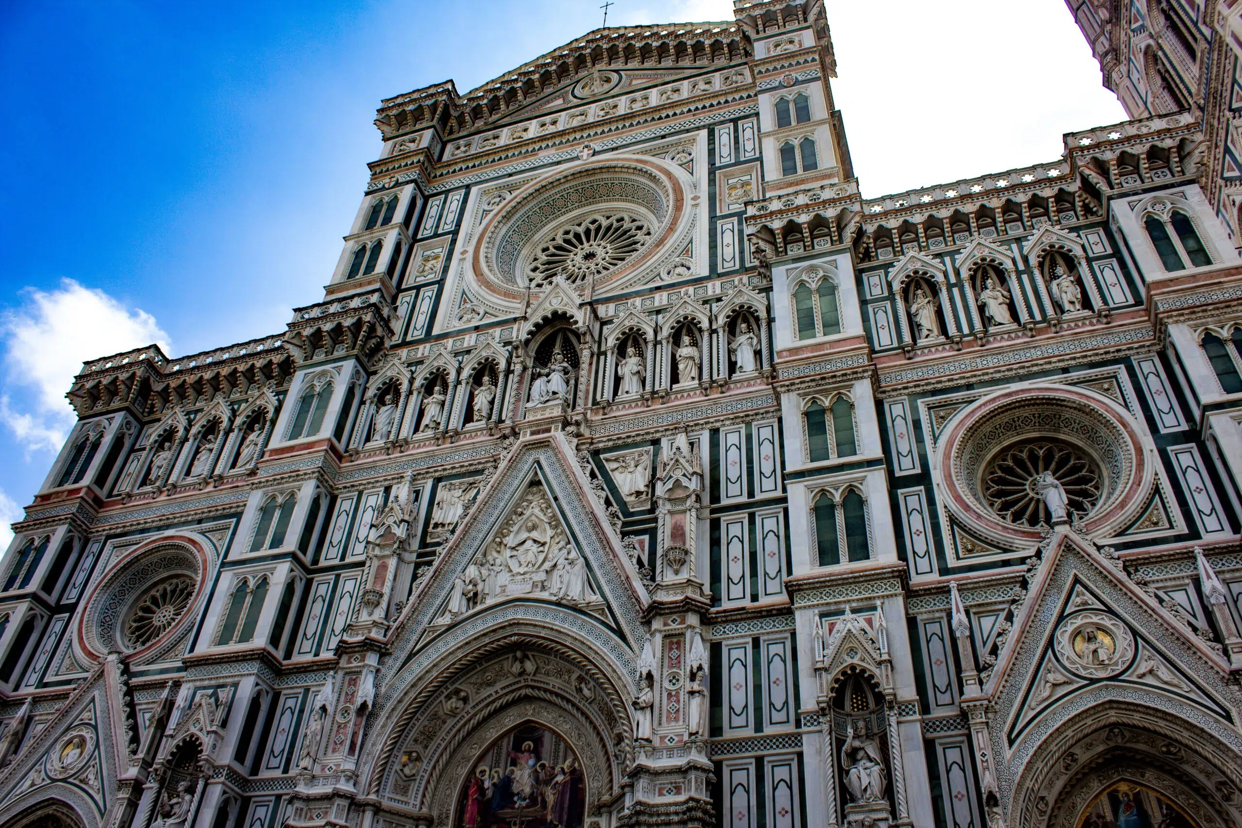 The,Grand,Entrance,Of,The,Florence,Cathedral,Captivates,With,Its
