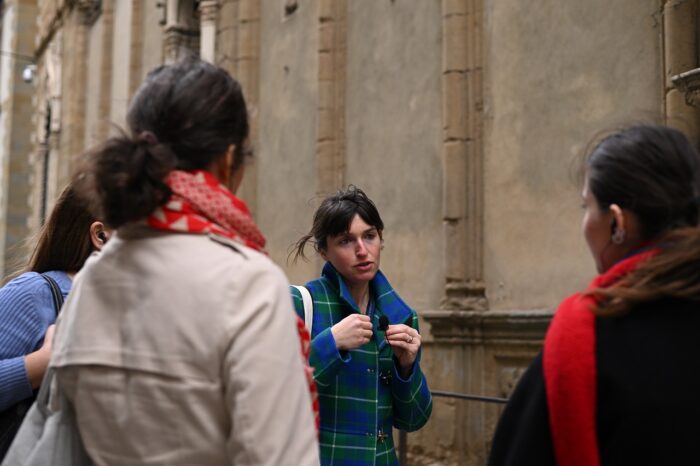 a person talking on a cell phone
