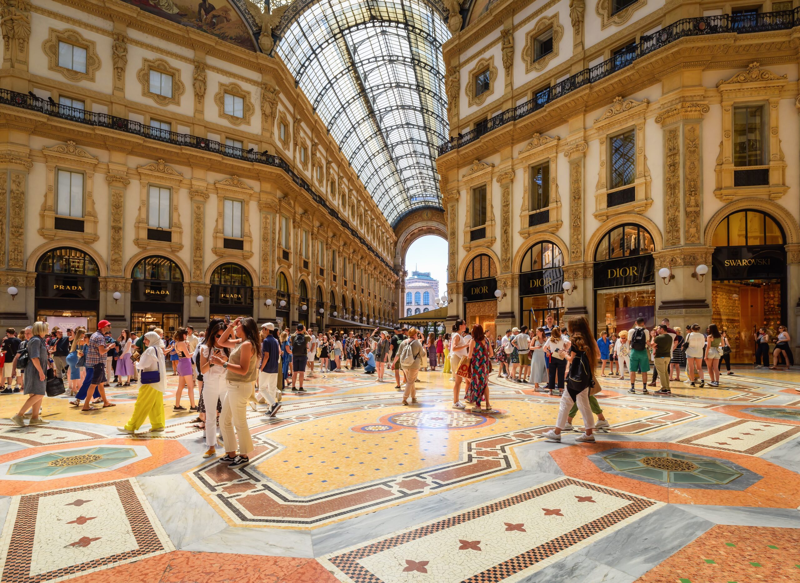 Milan,,Italy,-,June,24,,2023:,Interior,Of,The,Gallery