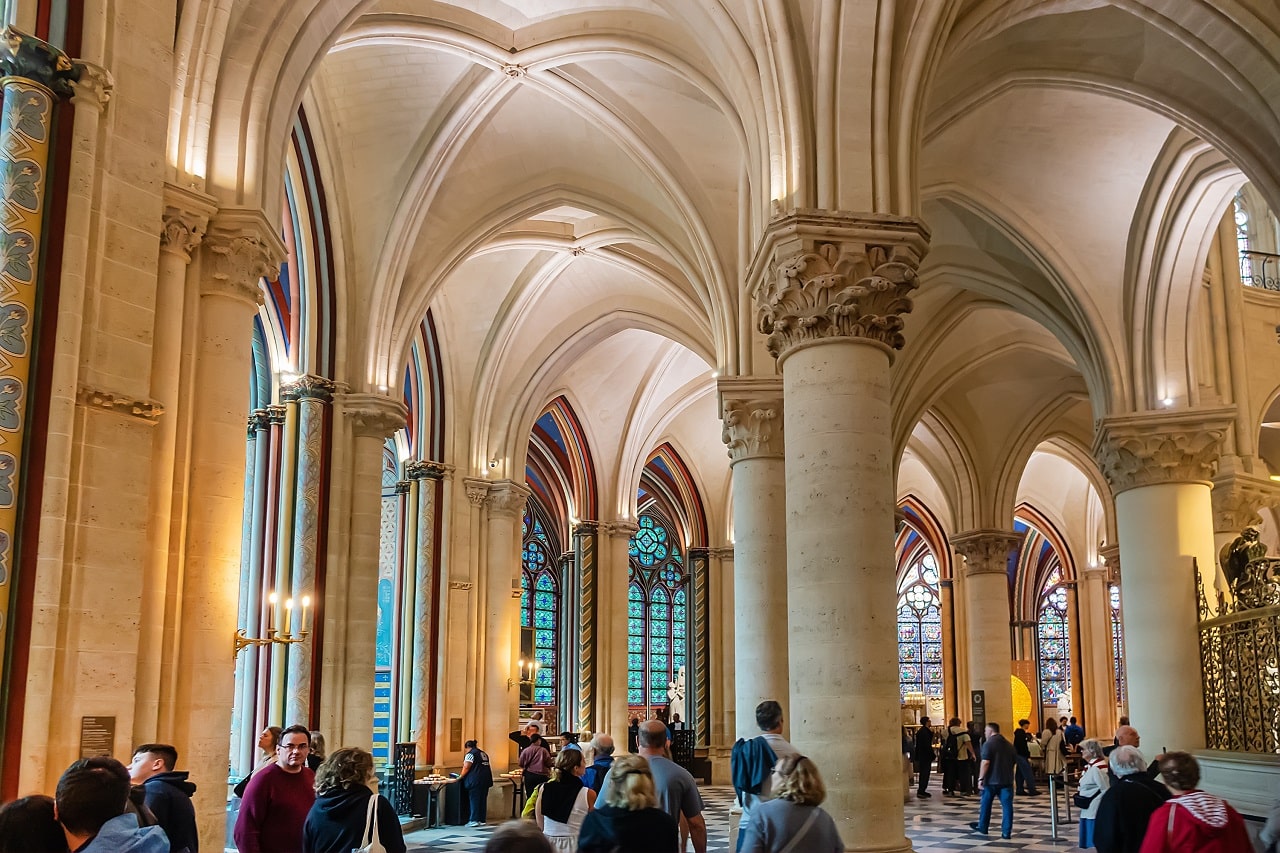 Paris,,France,-,July,7,,2025:,Interior,Of,The,Gothic