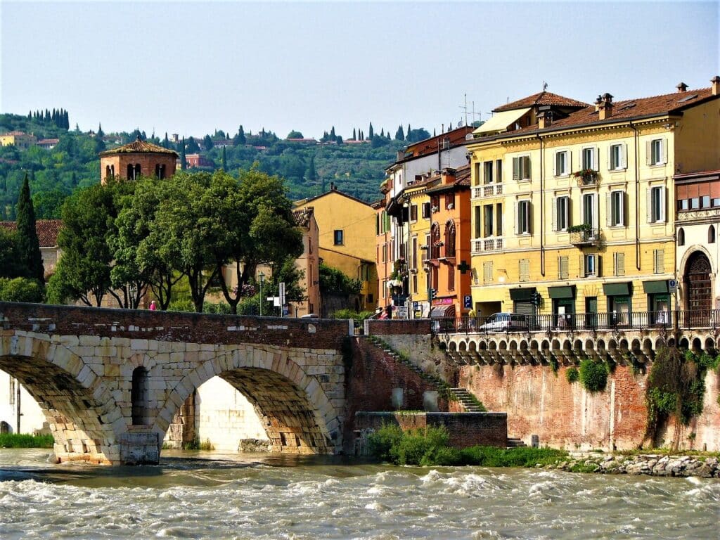 Verona bridge scenery
