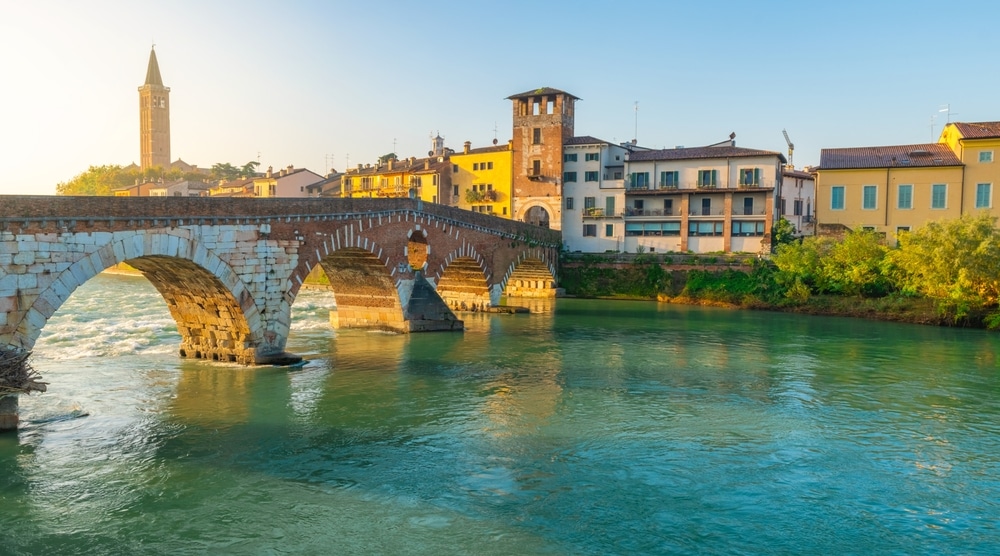 Verona Adige River bridge