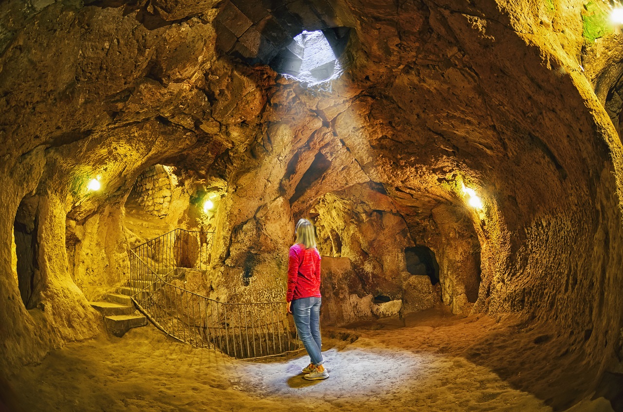 Derinkuyu,Cave,Underground,City,,Cappadocia,,,Turkey,.travel,Background