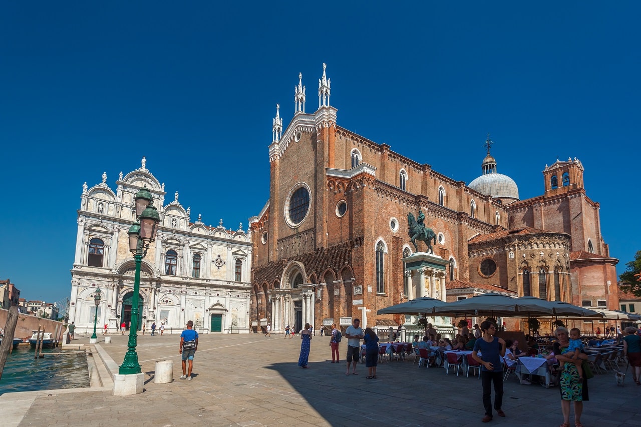 Venice,,Italy,-,August,17,,2018:,Renaissance,Basilica,Of,Saints