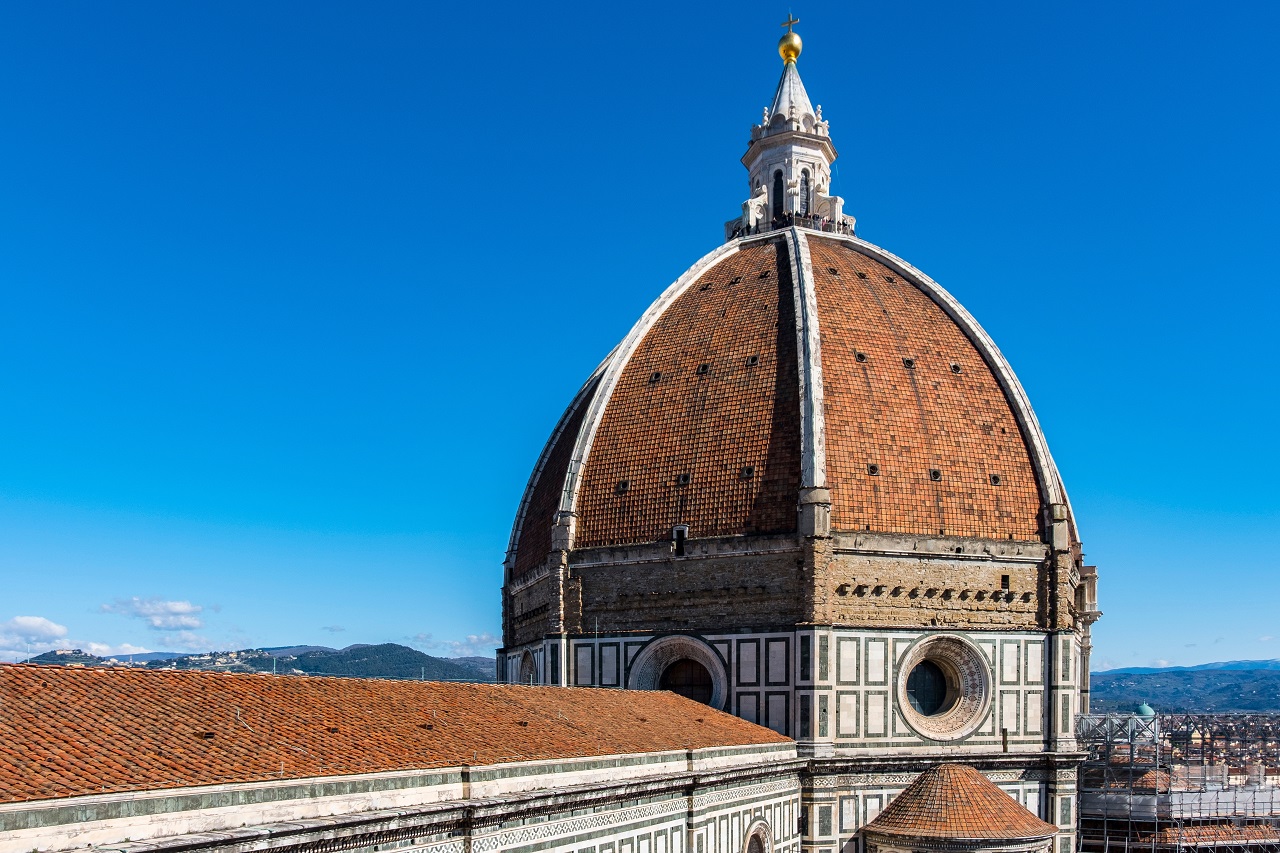 Brunelleschi's,Dome,,Santa,Maria,Del,Fiore,Cathedral,(duomo),,Unesco,World