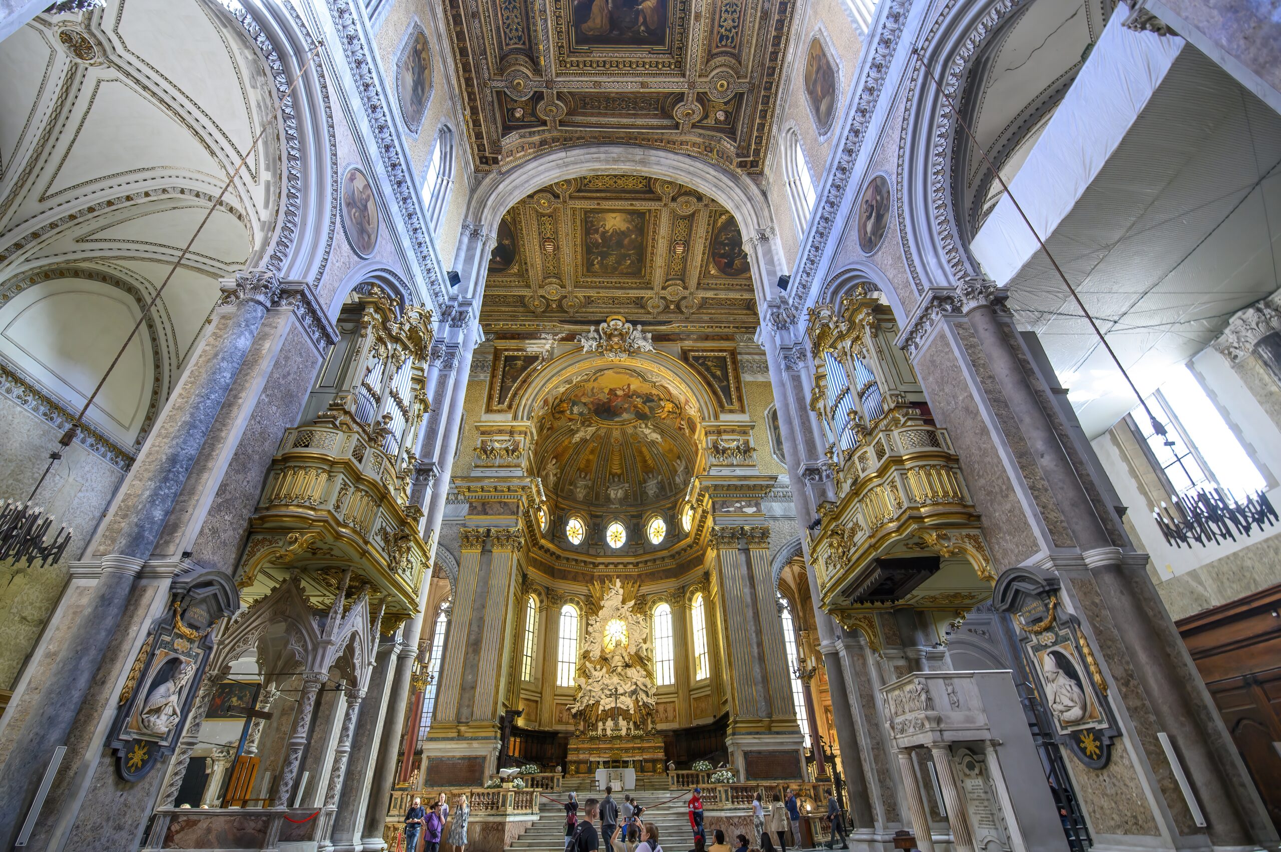 Naples,,Italy,-,October,15,,2025:,Interior,View,Of,The