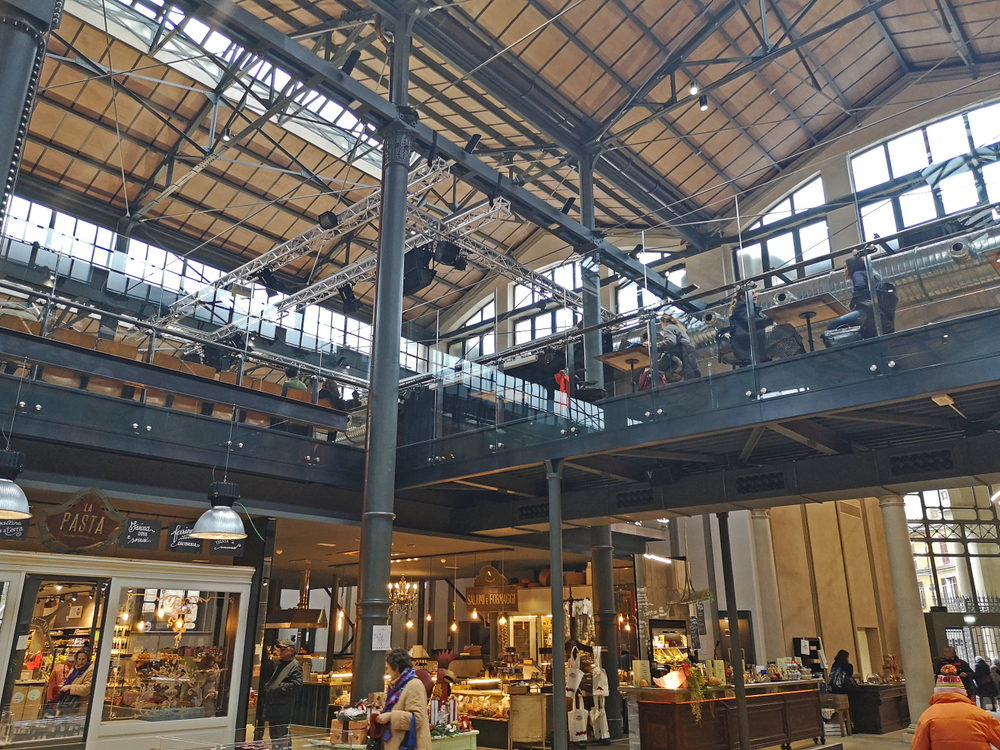 Ravenna covered market, local european markets