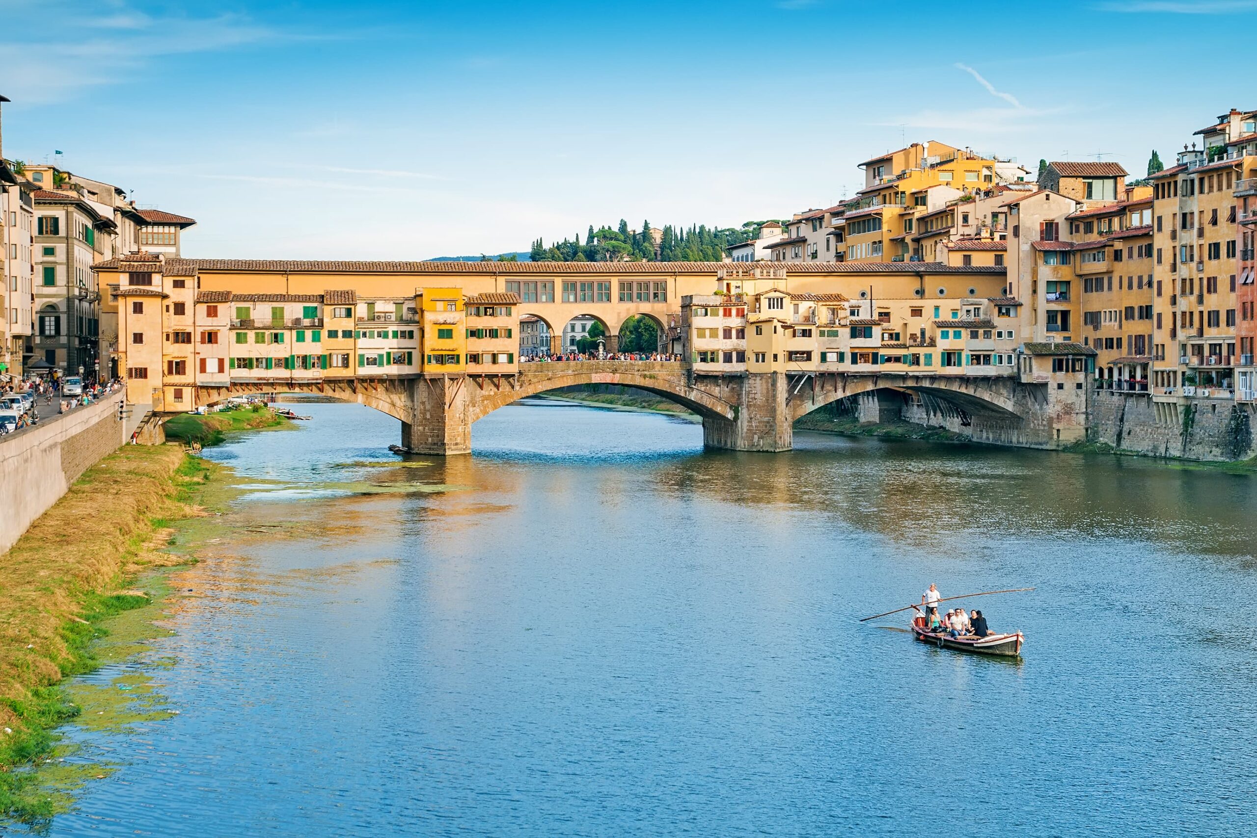 Ponte Vecchio bridge Florence Italy walking tour