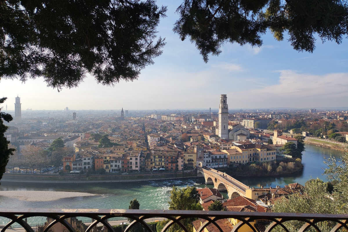 Adige River from Castel San Pietro